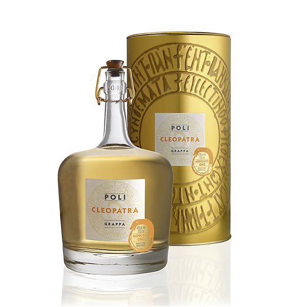 Grappa Cleopatra Moscato Oro ASTUCCIATA Distilleria Jacopo Poli