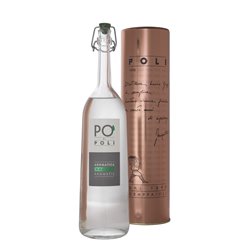 Grappa Pò di Poli Aromatica 40° Distilleria Jacopo Poli con tubo di rame