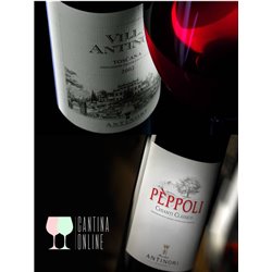 9 Bottiglie Peppoli Chianti Classico DOCG  Antinori + 9 Bottiglie Villa Antinori Toscana IGT  - Tenute Marchesi Antinori