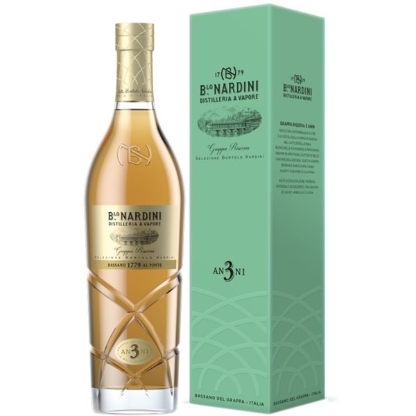 GESCHENKBOX: Grappa Riserva 3 anni 42° Selezione Nardini GESCHENKBOX: Grappa Riserva 3 anni 42° Selezione Nardini