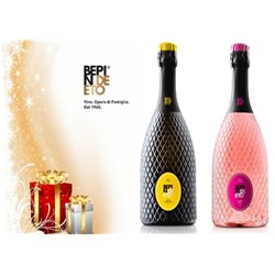 GESCHENKIDEE- Die Magie des Prosecco  Extra Dry e Flavè - Bepin de Eto