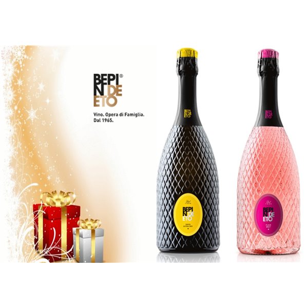 GESCHENKIDEE- Die Magie des Prosecco  Extra Dry e Flavè - Bepin de Eto