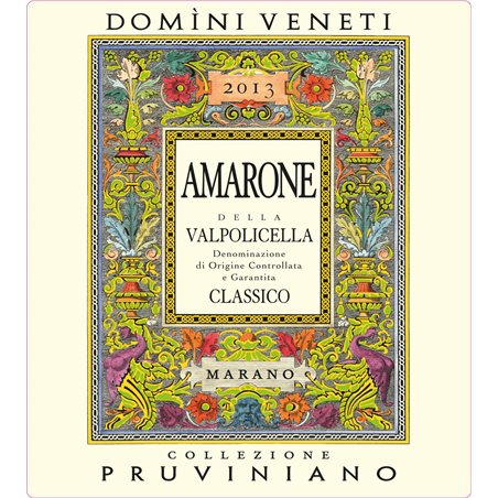 Amarone della Valpolicella Classico Docg Collezione Pruviniano 2020 - Domini Veneti 0,75 l