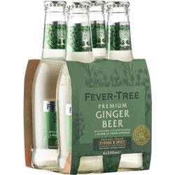 Fever Tree TONICA  Ginger Beer cl.20 x 24 bottiglie in vetro