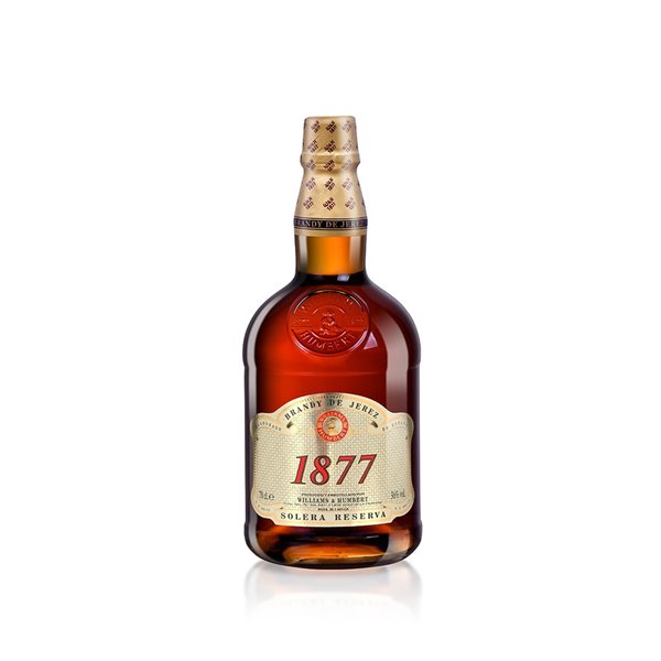 BRANDY 1877 SOLERA RESERVA 3 Flasche  0,70 l. - WILLIAMS & HUMBERT - m