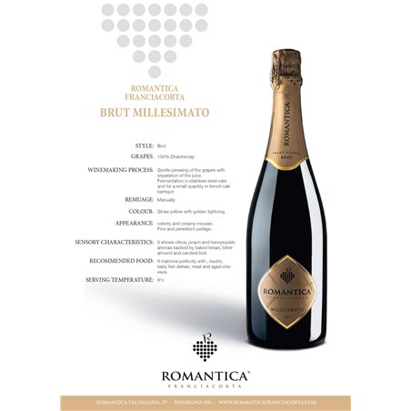 6-Bottle box Franciacorta Millesimato 2013- Cantina Romantica