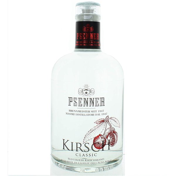 Psenner- Kirsch Classic 40 %vol. 70 cl distillato di Ciliegie Psenner- Kirsch Classic 40 %vol. 70 cl distillato di Ciliegie
