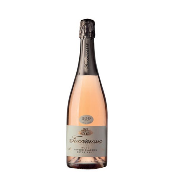 6 Bottiglie Vino Spumante Metodo Classico Extrabrut Rosé Bio Frecciarossa -cz