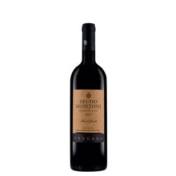 Rotwein Bio Vrucara Nero d'Avola Sicilia Igt Azienda Agricola Feudo Montoni -cz