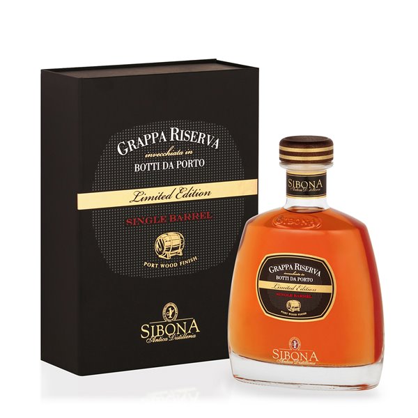 Grappa Riserva Speciale botti da Porto Single Barrell Limited Edition - Distilleria Sibona 0,7 l. Grappa Riserva Speciale botti da Porto Single Barrell Limited Edition - Distilleria Sibona 0,7 l.