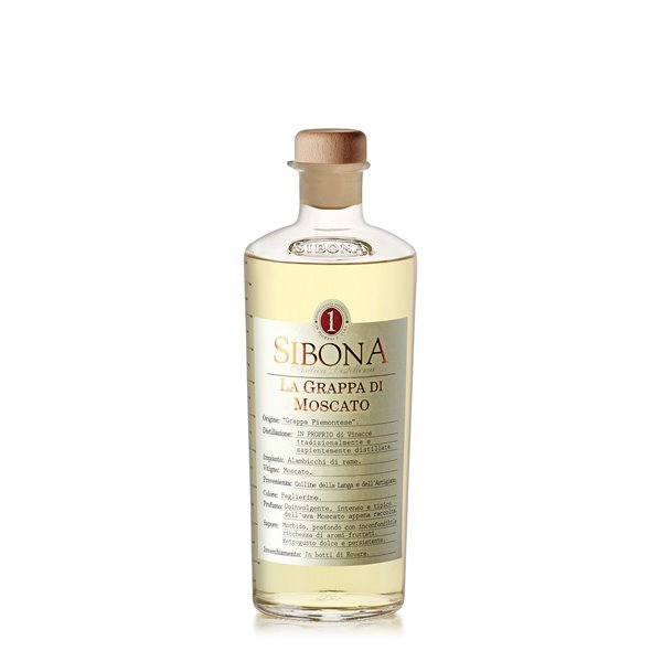 Grappa Monovitigno di Moscato - Distilleria Sibona 1LT Grappa Monovitigno di Moscato - Distilleria Sibona 1LT