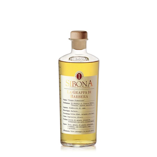 Grappa Monovitigno di Barbera - Distilleria Sibona 1 lt Grappa Monovitigno di Barbera - Distilleria Sibona 1 lt