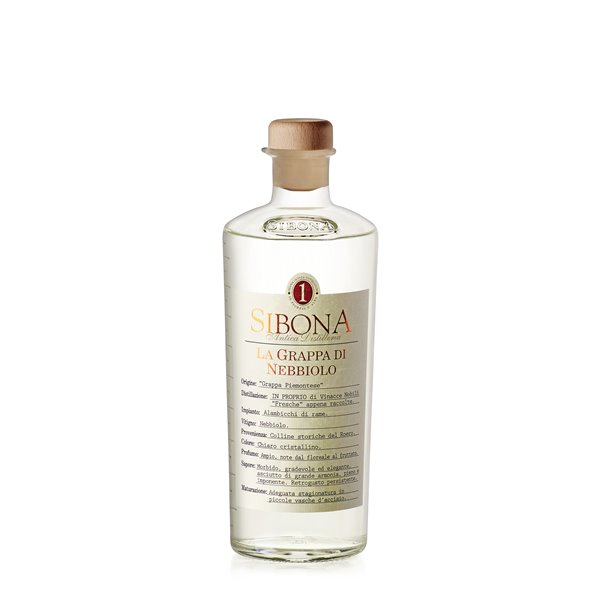 Grappa Monovitigno di Nebbiolo - Distilleria Sibona 1 lt Grappa Monovitigno di Nebbiolo - Distilleria Sibona 1 lt
