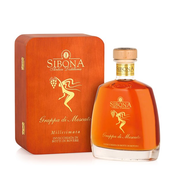 Grappa MOSCATO millesimo 2010 - Distilleria Sibona 0,7 l. Grappa MOSCATO millesimo 2010 - Distilleria Sibona 0,7 l.