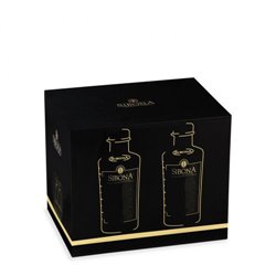Distilleria Sibona - Confezione Box in Tavola (4 Bt. x50cl) : Grappa La Speziata, Amaro, Grappa Botti da Porto, Grappa Moscato