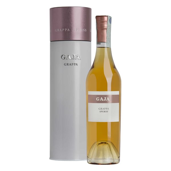 Grappa di Nebbiolo Sperss - Gaja 0,500 L. mit eleganter Geschenkbox Grappa di Nebbiolo Sperss - Gaja 0,500 L. mit eleganter Geschenkbox