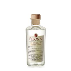 Distilleria Sibona - Geschenkset Galleria Sibona (1x50cl) Grappa aus Brachetto mit 2 Gläsern