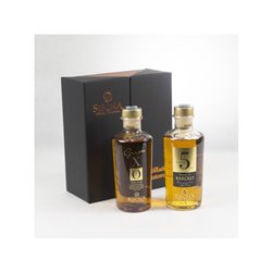 Distilleria Sibona - Gift Set Sibona Grappa Xo And Grappa Riserva Barolo Aged 5 Years (2x 50cl)