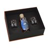 Distilleria Sibona - Geschenkset Eleganza Sibona Grappa Riserva Botti Da Rum mit 2 Gläsern