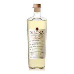 Distilleria Sibona - Confezione regalo Grappa di Moscato MAGNUM con astuccio in legno 1,5 lt