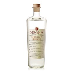 Distilleria Sibona - Gift box Nebbiolo Grappa MAGNUM with wooden case 1,5 lt