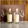 Distilleria Sibona - Poker-Geschenkbox (2x 50cl) Grappa di Moscato und Grappa di Nebbiolo mit 2 Probiergläsern