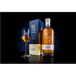 Confezione regalo - Le Diciotto Lune(50 cl.) + 2 bicchieri Tulipe - Marzadro