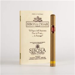 Distilleria Sibona - Gift Box Cigars with Grappa Monovitigno Dolcetto, Barbera, Moscato wooden box of 6 pcs.