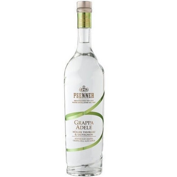 Psenner - Grappa Adele Müller Th. & Sauvignon 40 %vol. 70 cl Psenner - Grappa Adele Müller Th. & Sauvignon 40 %vol. 70 cl