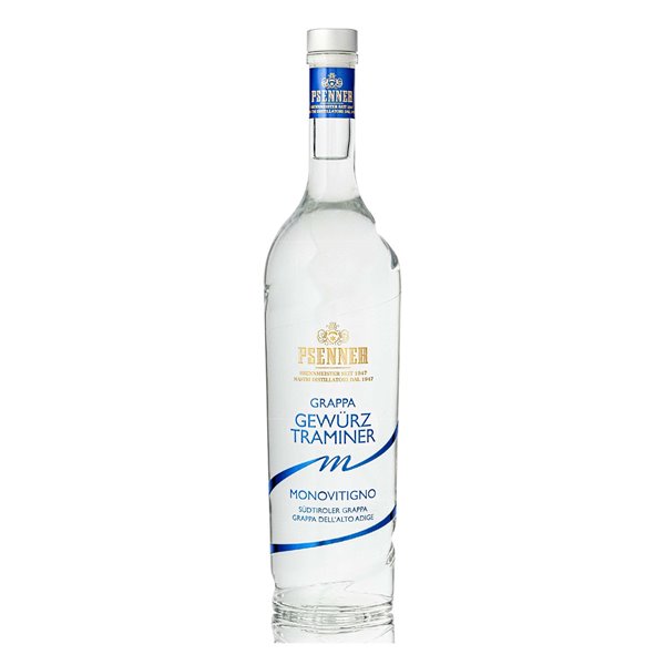 Psenner - Grappa di Gewürztraminer 41 %vol. 70 cl Psenner - Grappa di Gewürztraminer 41 %vol. 70 cl