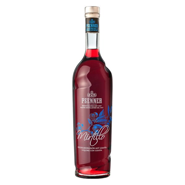 Psenner - Mirtillo Liquore con Grappa 30 %vol. 70 cl Psenner - Mirtillo Liquore con Grappa 30 %vol. 70 cl