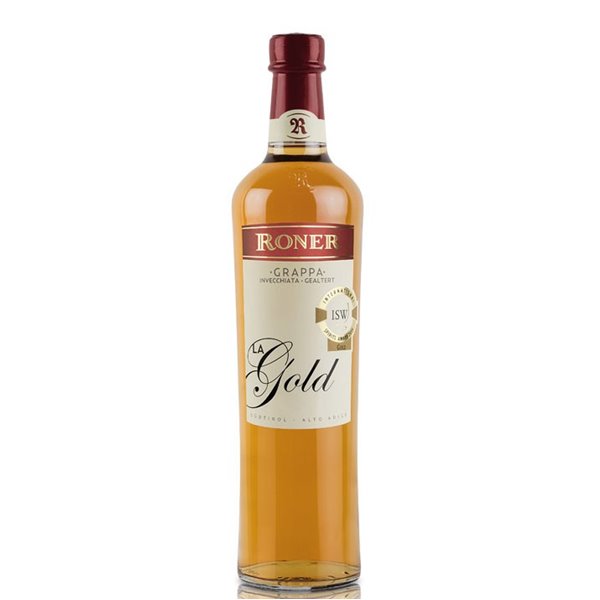 Roner - Grappa La Gold - 0,7 l. Roner - Grappa La Gold - 0,7 l.