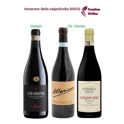 Davide VS. Goliath  -  Amarone della Valpolicella Classico DOCG- 3 x 0,75 L.