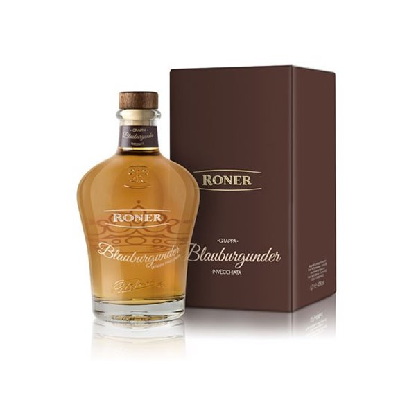 Roner - Grappa Blauburgunder aged - 0,7 l. Roner - Grappa Blauburgunder aged - 0,7 l.