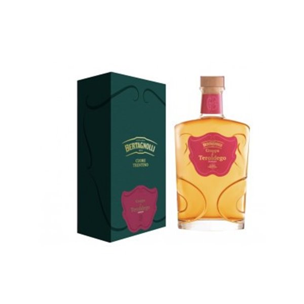 Bertagnolli - Grappa Teroldego Trentino Barrique (42% Vol. - 0.70 Lt) in astuccio