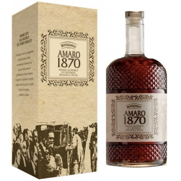 Bertagnolli - Amaro1870 Infusion (27% Vol. - 0.70 Lt.) in a case Bertagnolli - Amaro1870 Infusion (27% Vol. - 0.70 Lt.) in a case