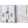Bertagnolli - Grappino Premium Bianco case with 2 goblets (38% Vol. - 0.70 Lt)