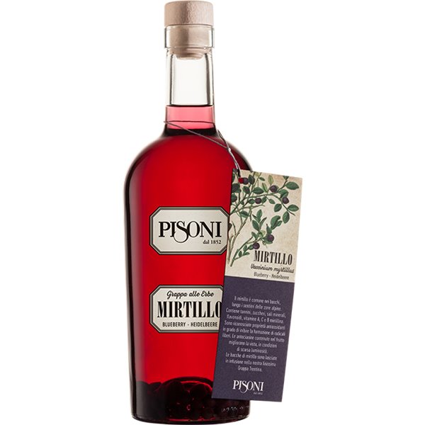 Distilleria Pisoni - Grappa Mirtillo 70cl 40° Distilleria Pisoni - Grappa Mirtillo 70cl 40°