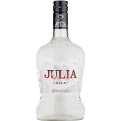 TOP Pack: 3 Bottles Grappa Julia Morbida Cristallina  40° 0,70 L.