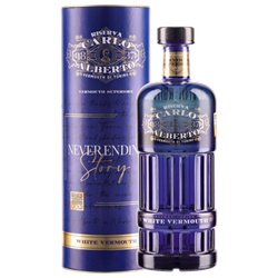 Wermut Carlo Alberto Riserva Weiß Superiore 75cl 18% Kasten - crb