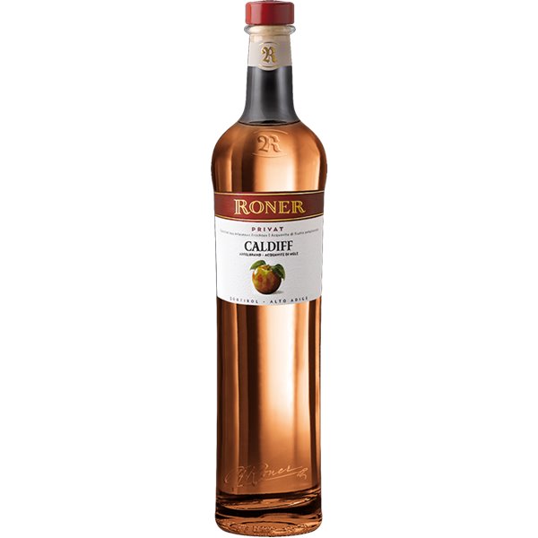 Roner - Caldiff Privat Acquavite di mele Gravensteiner - 0,5 l. Roner - Caldiff Privat Acquavite di mele Gravensteiner - 0,5 l.