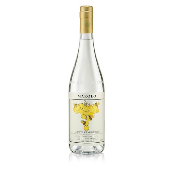 TOP Pack: 6 Bottles Grappa di Moscato - Distilleria Santa Teresa Fratelli Marolo 0,70 l. TOP Pack: 6 Bottles Grappa di Moscato - Distilleria Santa Teresa Fratelli Marolo 0,70 l.