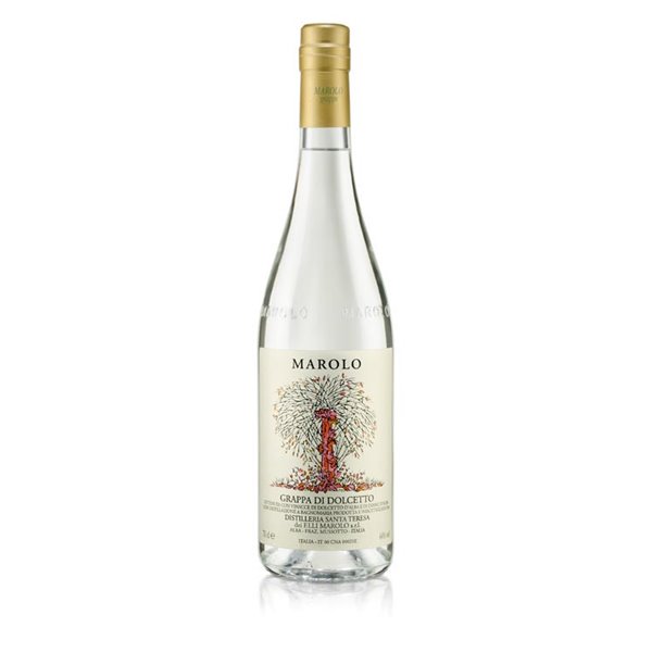 TOP Pack: 3 Bottles  Grappa di Dolcetto -  Distilleria Santa Teresa  Fratelli Marolo 0,70 l.