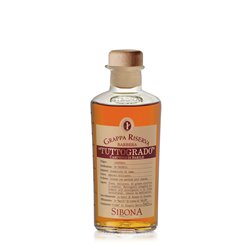 TOP Pack: 6 Bottles  Grappa Invecchiata Tuttogrado di Barbera 54,5° - Distilleria Sibona 0,5 l.