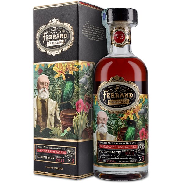 Eau De Vie De Vin Ferrand Renegade N.3 - JAMAICAN RUM BARREL | AC ( 70cl 48,2%) - crb Eau De Vie De Vin Ferrand Renegade N.3 - JAMAICAN RUM BARREL | AC ( 70cl 48,2%) - crb