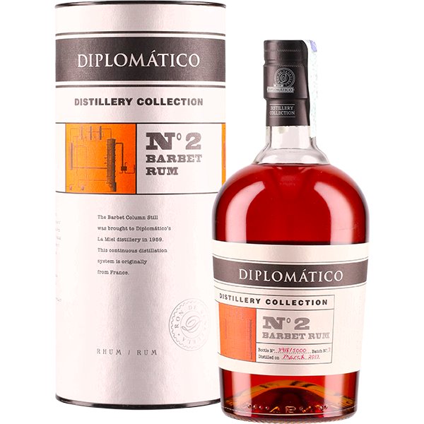Rum Diplomàtico Distillery Collection N°2 Single Column Barbet ( 700ml 47%) - crb Rum Diplomàtico Distillery Collection N°2 Single Column Barbet ( 700ml 47%) - crb