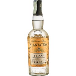 Rum Plantation 3 Stars White Pouring ( 1L.  41.2%) - crb