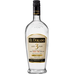 Rum EL DORADO 3 YO ( 70cl  40%) - crb