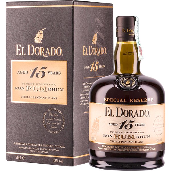 Rum EL DORADO 21 YO (70cl  43%) - crb