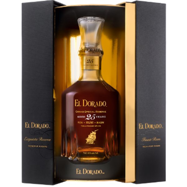 Rum EL DORADO 25 YO (70cl  43%) - crb